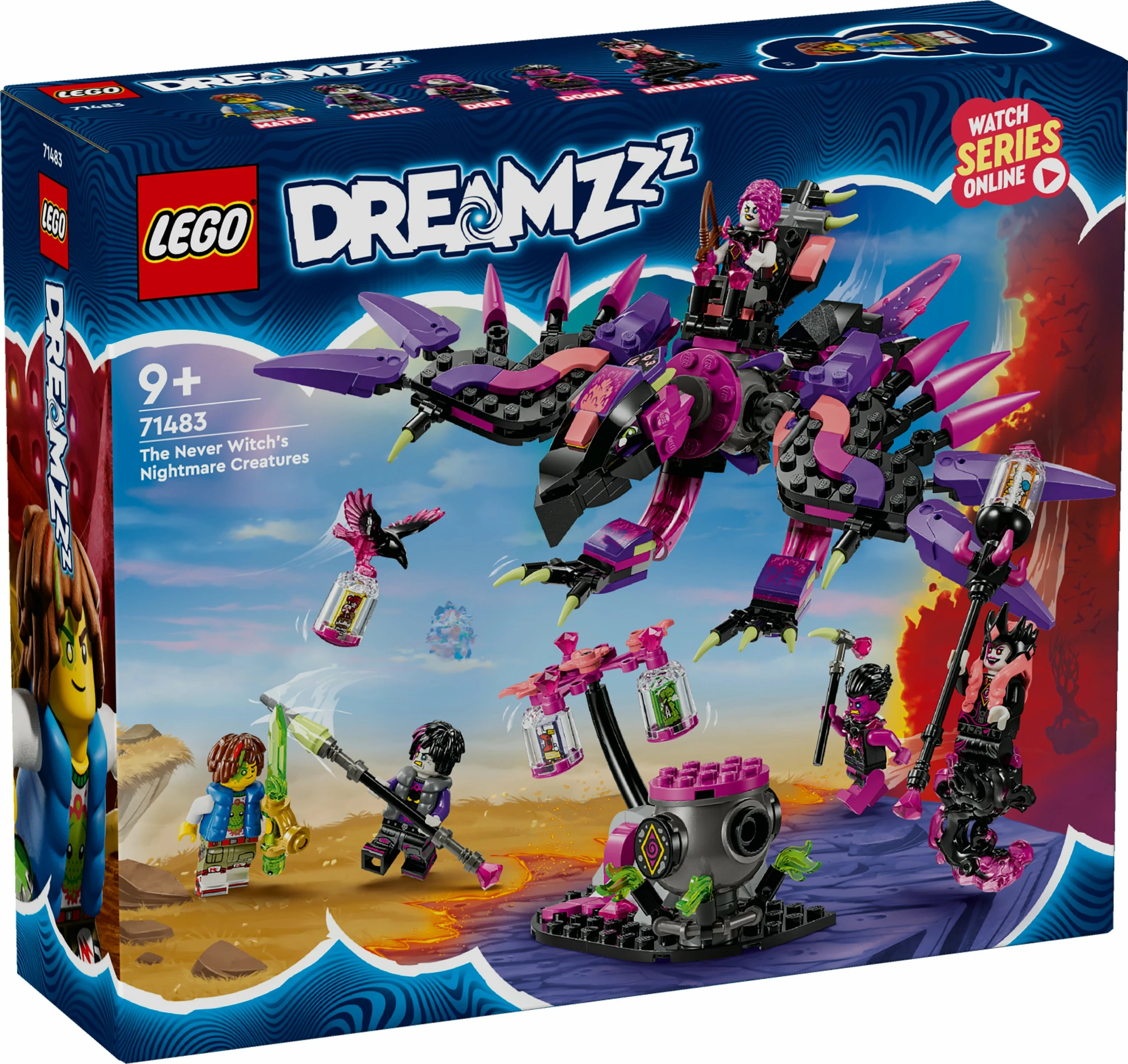 Gradbeni komplet LEGO DREAMZzz 71483, 457 kosov, večbarven