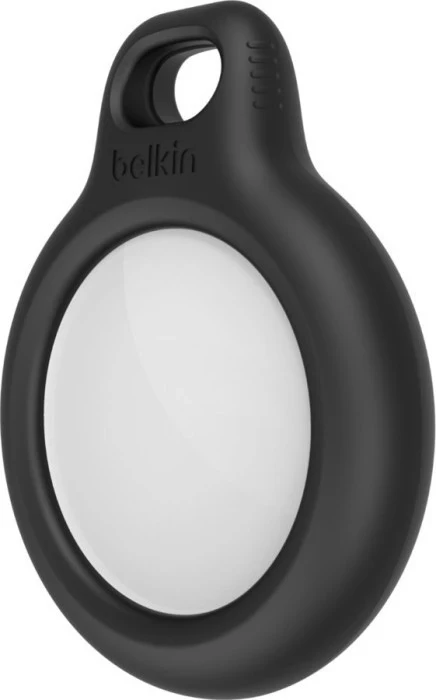 Ovitek za AirTag z obeskom za ključe, Belkin, črn
