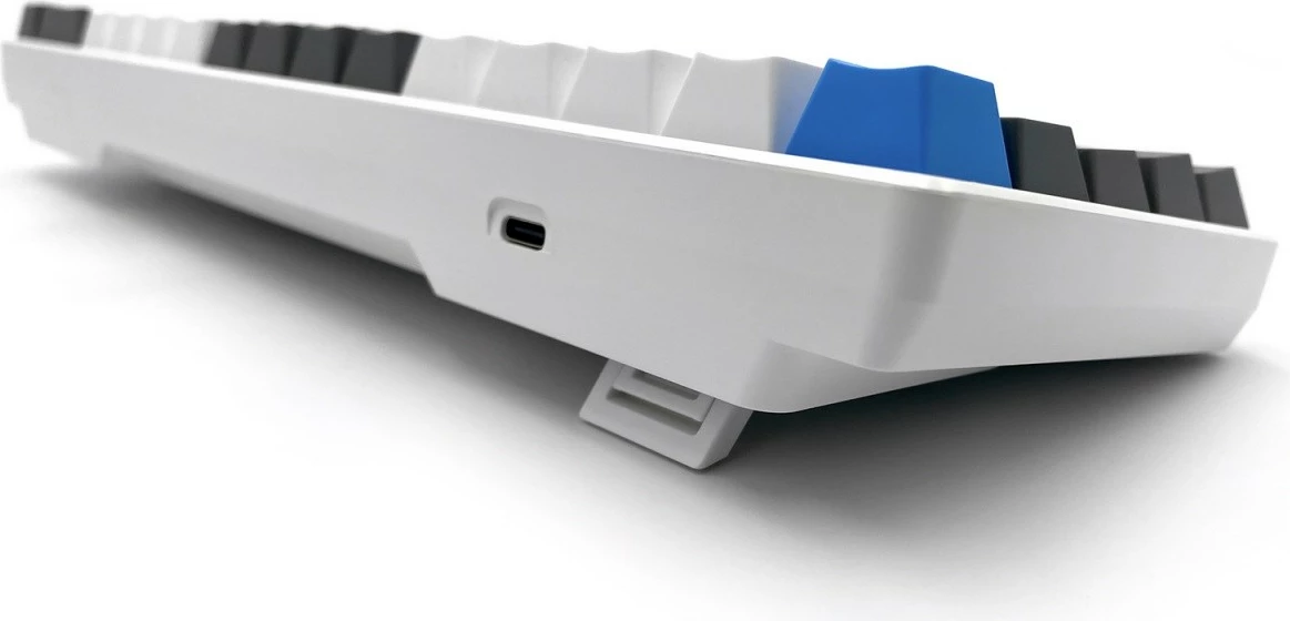 Mehanska igralna tipkovnica 60%, 68 tipk, USB-C, LED RGB, Media-Tech Red Core MX60 MT1259, črna/modra/bela