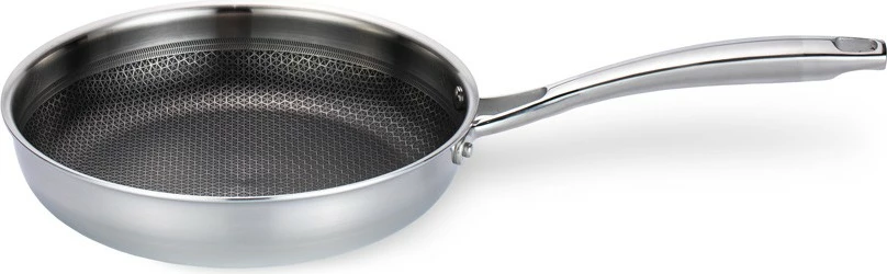 Profesionalna ponva 24 cm, Feel-Maestro MR-1224-24, inox, nelepljiva, srebrna