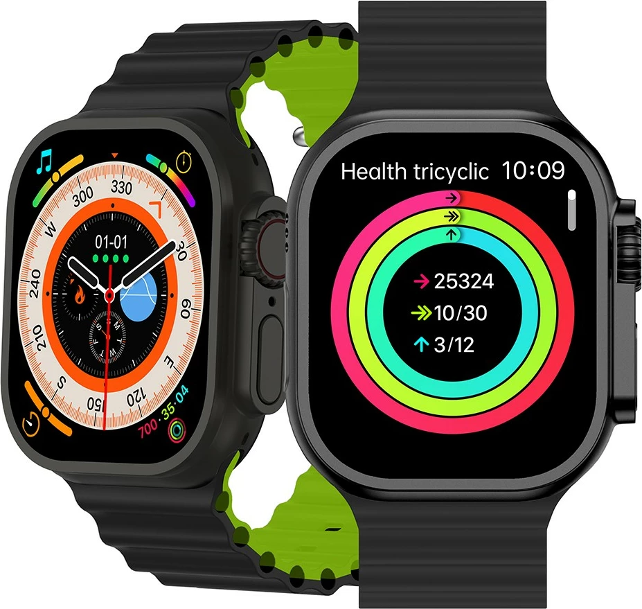 Pametna ura 2" FUSION MT872 Media-Tech, črno/zelena