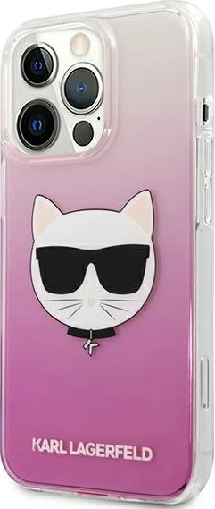 Hardcase za iPhone 13 Pro Max, Karl Lagerfeld KLHCP13XCTRP, rožnata