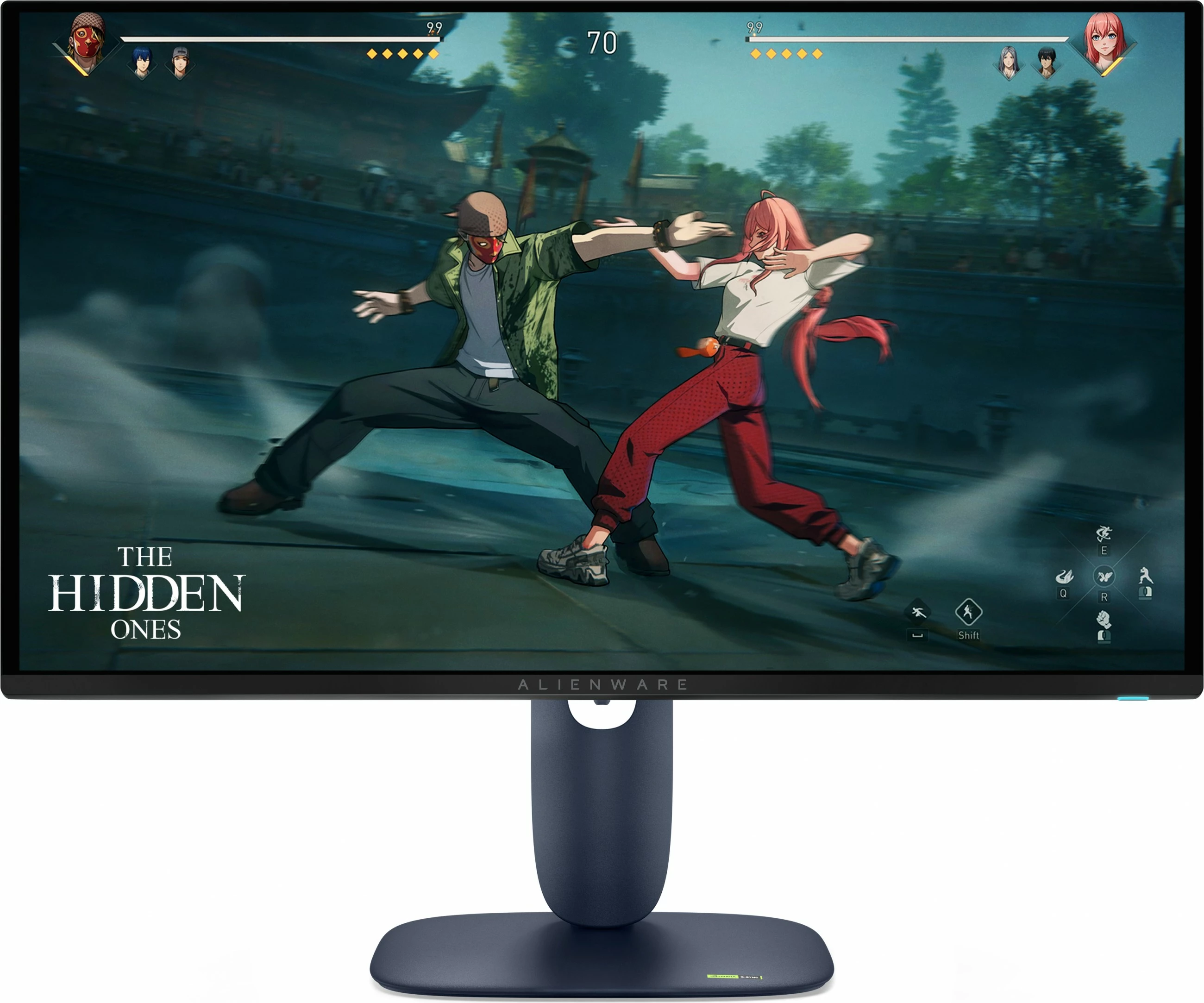 27 QD-OLED monitor Alienware AW2725D, 280 Hz, QHD, črn