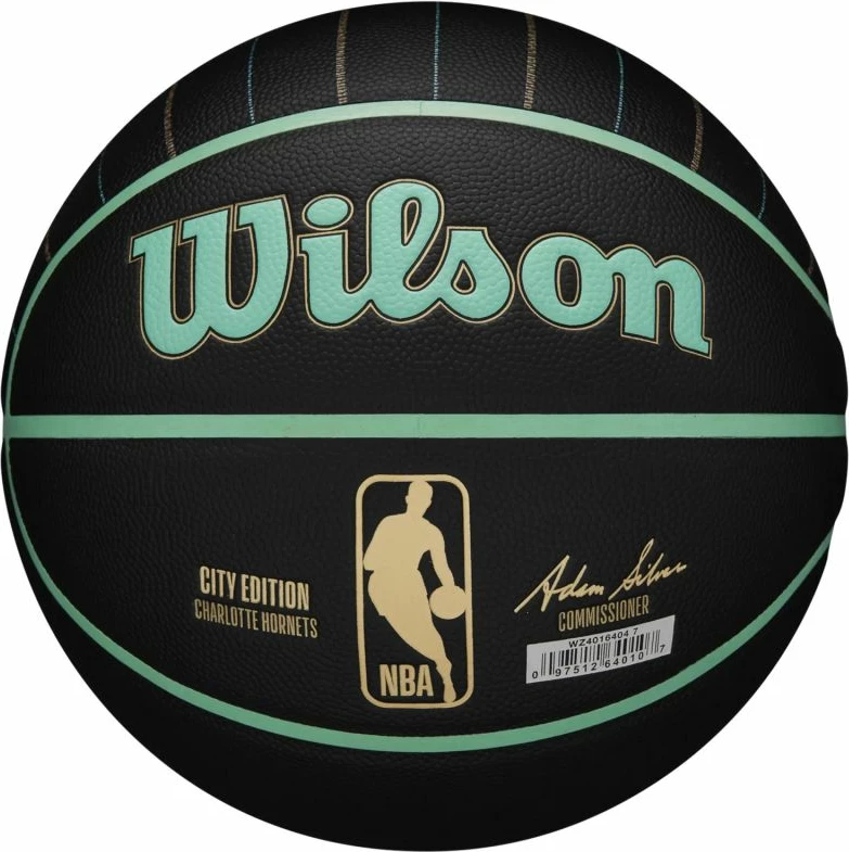Basketball Wilson Charlotte Hornets, črn