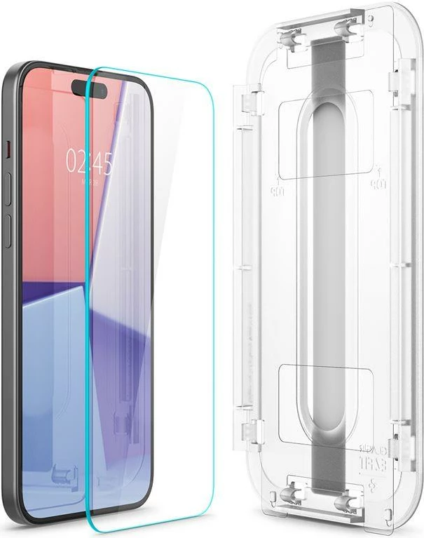 Zaščitno steklo Glas.tR EZ Fit, Spigen, za iPhone 15 Plus / 16 Plus, prozorno