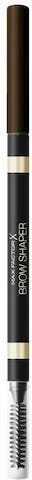 Lasje za obrvi z gobico, Max Factor Brow Shaper 30 Deep Brown, 1 kos