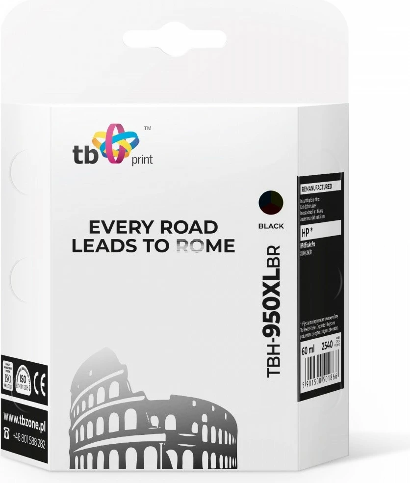 Toner kartuša TB Print TBH-950XLBR za HP Officejet Pro 8100/8600, črna