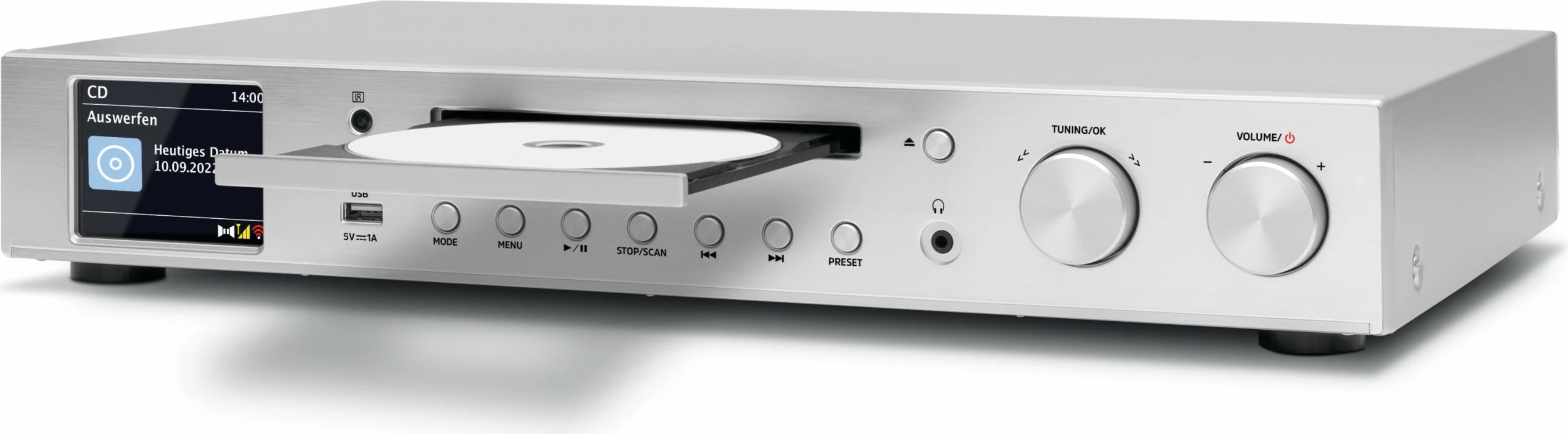 Sistem zvočnikov Digitradio 143 CD V3, TechniSat, srebrn