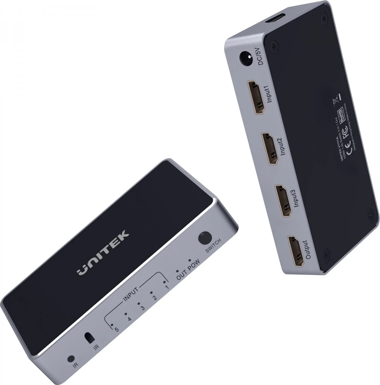 HDMI preklopnik 5 v 1, podpira 4K, Unitek