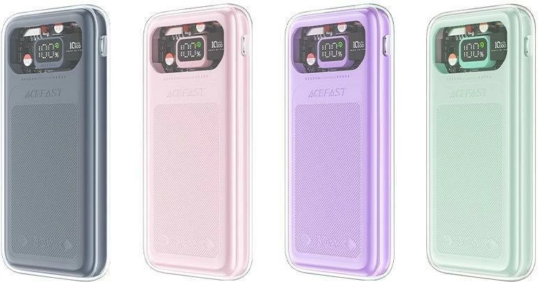 Powerbank, Acefast M1 Sparkling Series 10000mAh, 30W, zelen