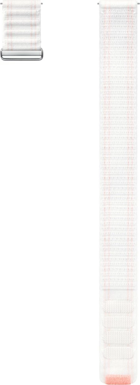 Tkaninski pašček za Galaxy Watch 7 S/M, rožnato/bel - Samsung