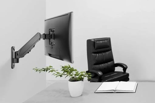 Stenski nosilec za monitor 17–32", Digitus DA-90396, 8 kg, črn