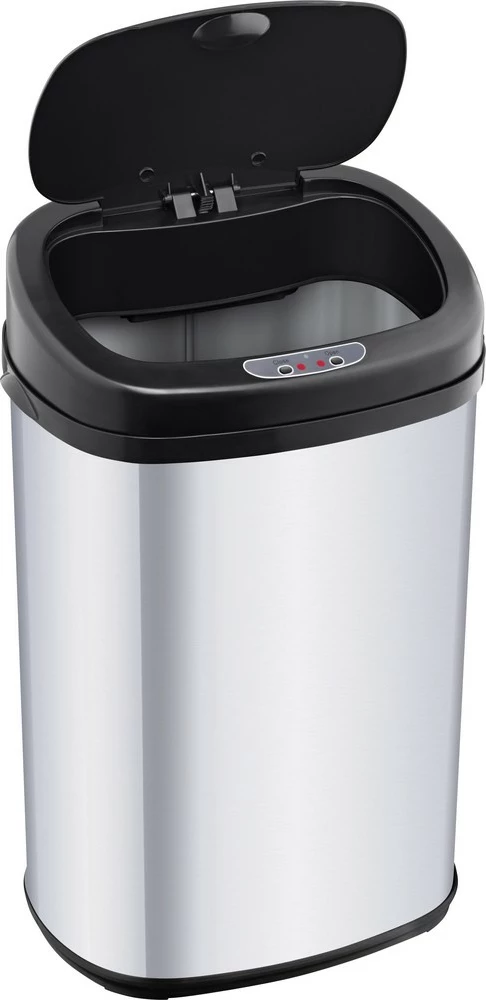 Senzorski koš za smeti, Lamart LT8021, 30 L, inox, črn