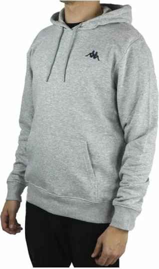 Duks s kapuco, moški, Kappa, siva