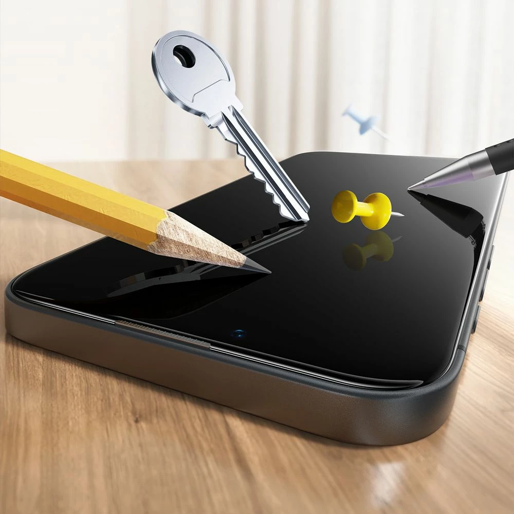 Kaljeno zaščitno steklo za iPhone 13 / 13 Pro / 14 / 16e, 2 kosa, ESR UltraFit