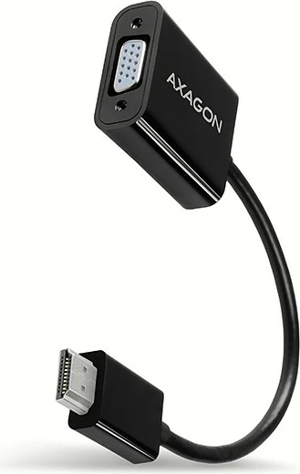 Aktivni adapter HDMI v VGA, AXAGON RVH-VGN, črn