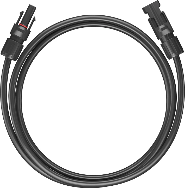 Podaljšek za solarne panele MC4, 3 m, črn DJI Power