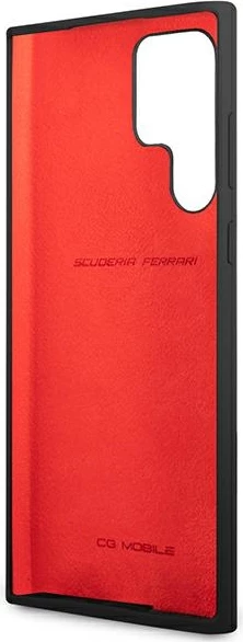 Silikonski ovitek Ferrari On Track za Samsung Galaxy S22 Ultra, črn
