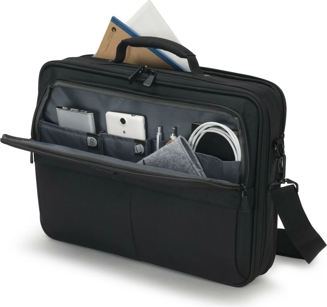 Messenger torba Eco Multi Plus SCALE 14–15,6, DICOTA, črna