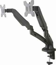 Namizni nosilec za 2 monitorja, s plinskim mehanizmom, 13–27", ART L-13GD, črn