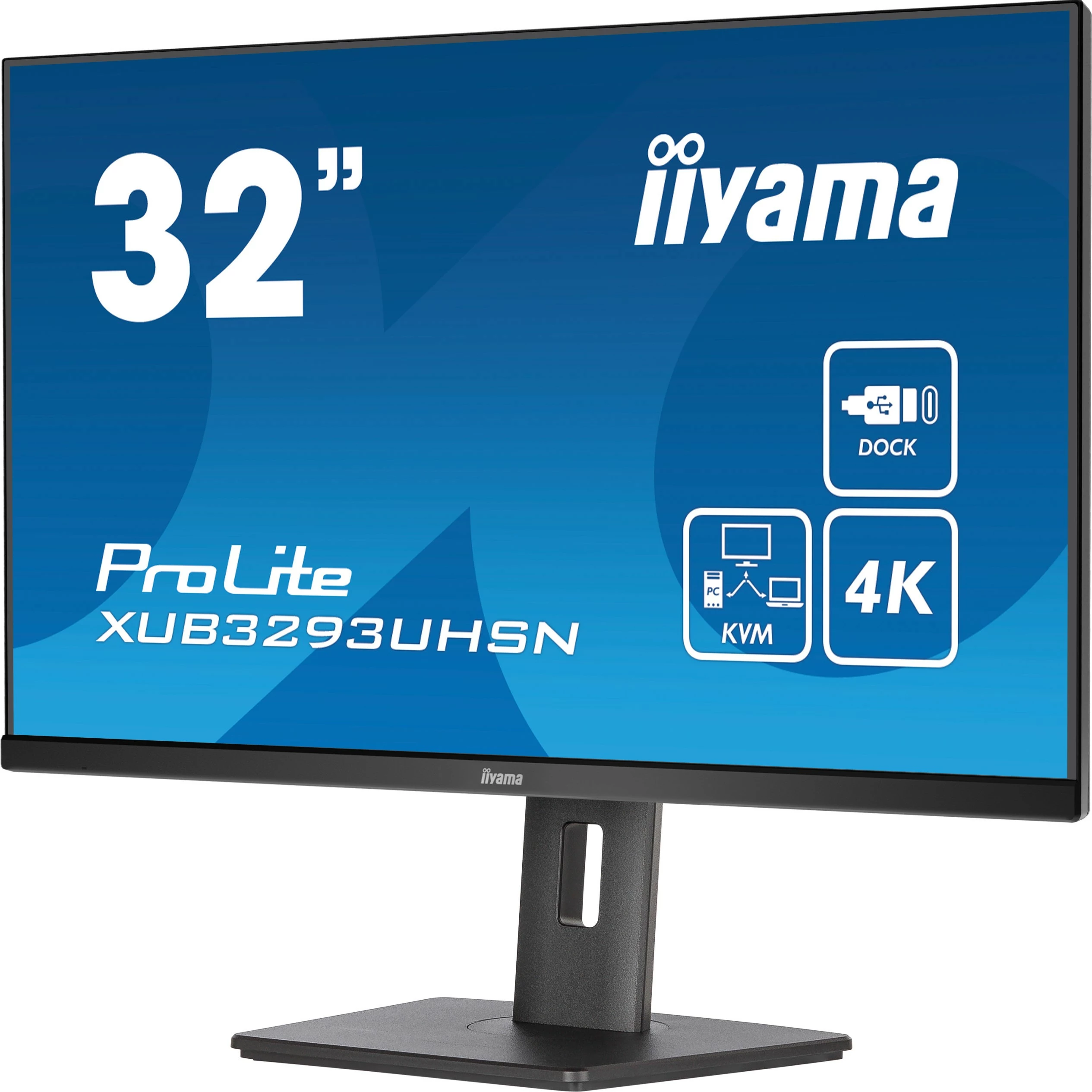 Velik 31,5" 4K Ultra HD LCD monitor iiyama ProLite XUB3293UHSN-B5, črn