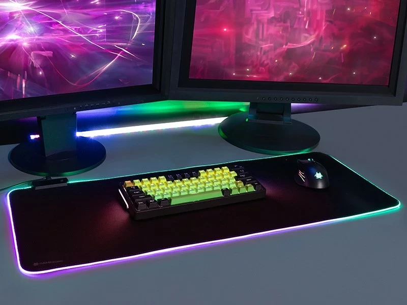 Velik mauspad z RGB osvetlitvijo Tracer GameZone Maxi, 80 x 30 cm, plastika