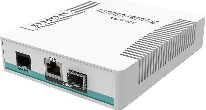 Switch MikroTik CRS106-1C-5S, Gigabit Ethernet, PoE, bel