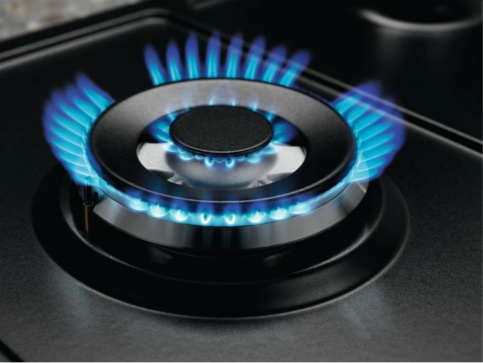 Kuhinjska plošča na plin, 4 kuhalna polja, črna Electrolux EGS6436RK