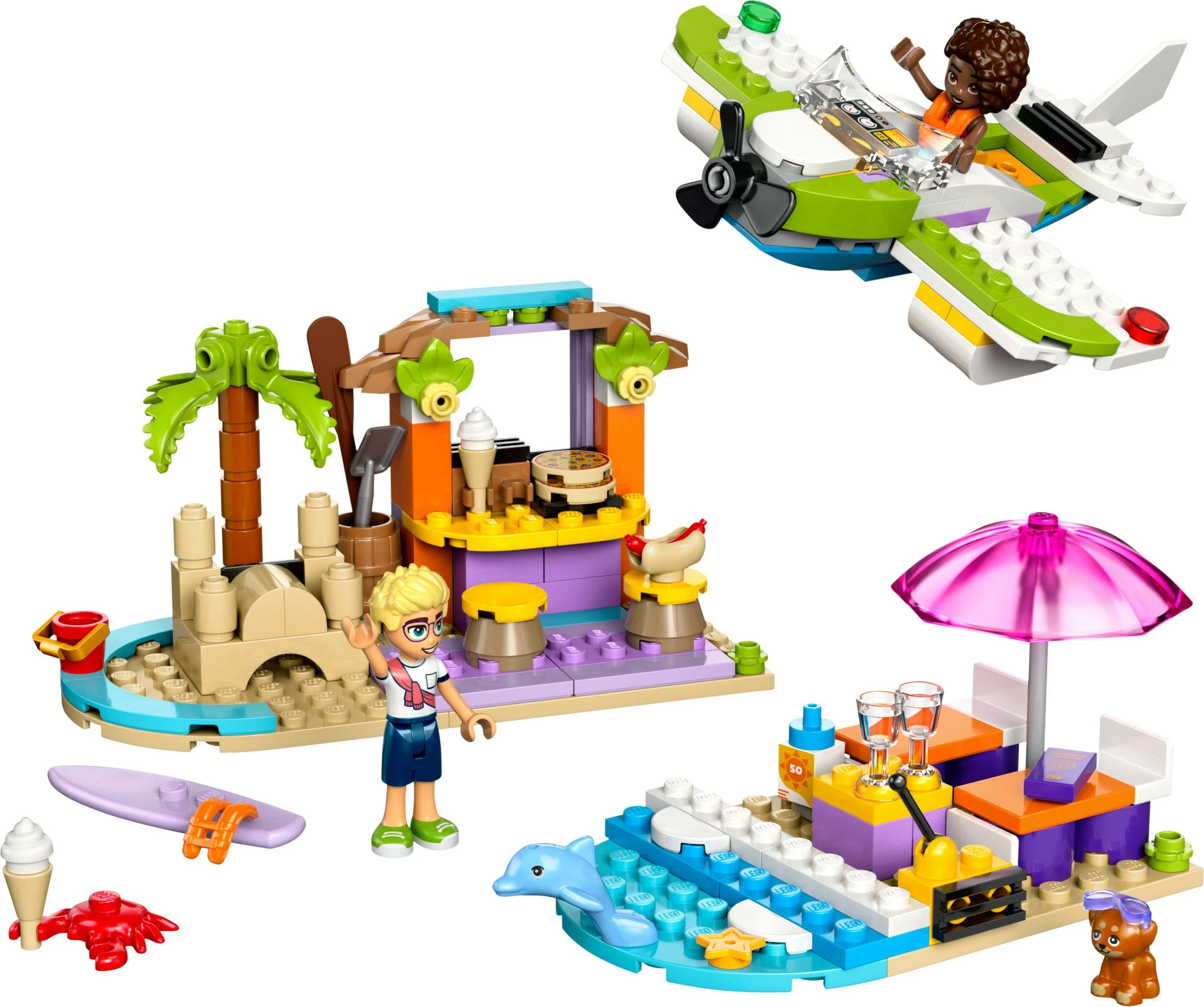 Kreativni komplet za sestavljanje v kovčku, LEGO Friends 42672, 188 delov, večbarvno