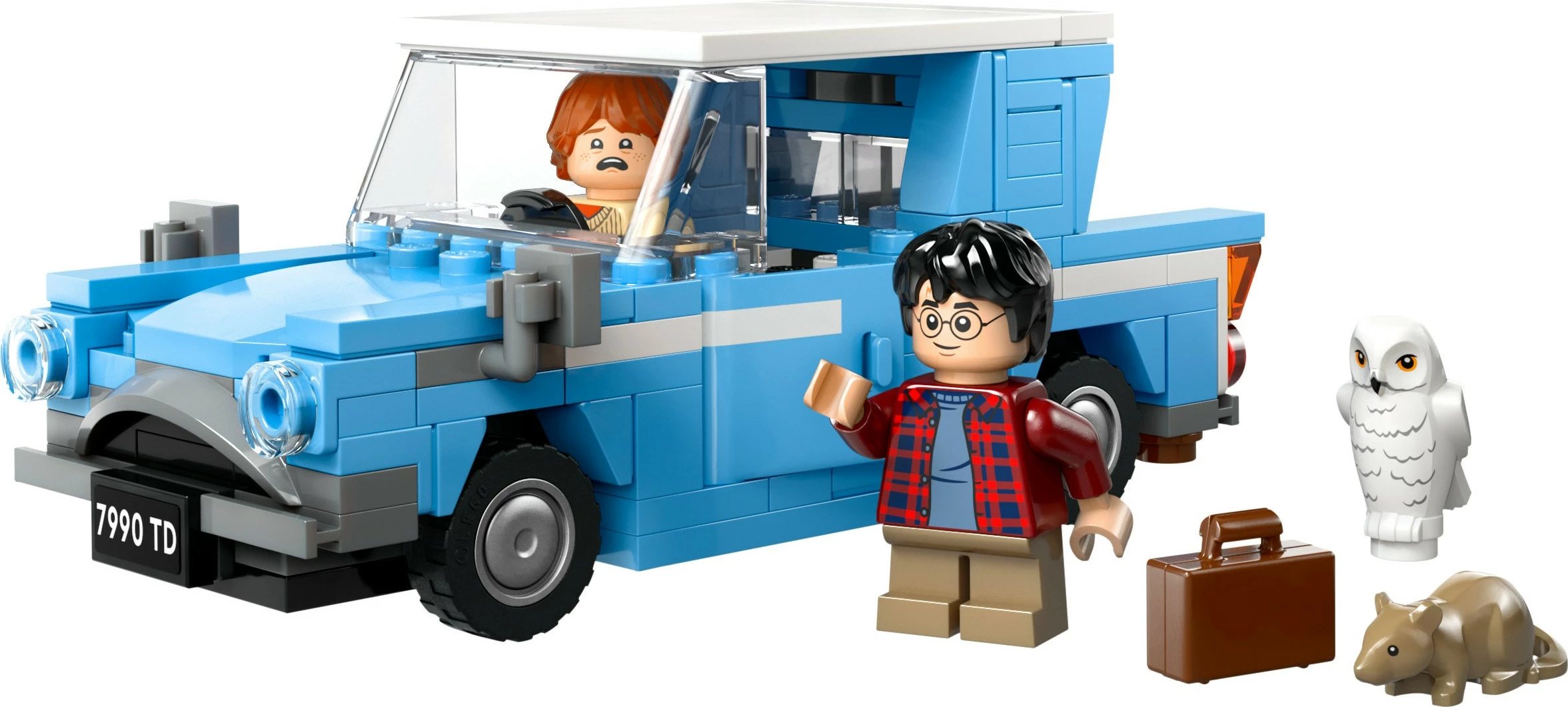 Gradbeni komplet LEGO Harry Potter Leteči Ford Anglia, 165 kosov, večbarven