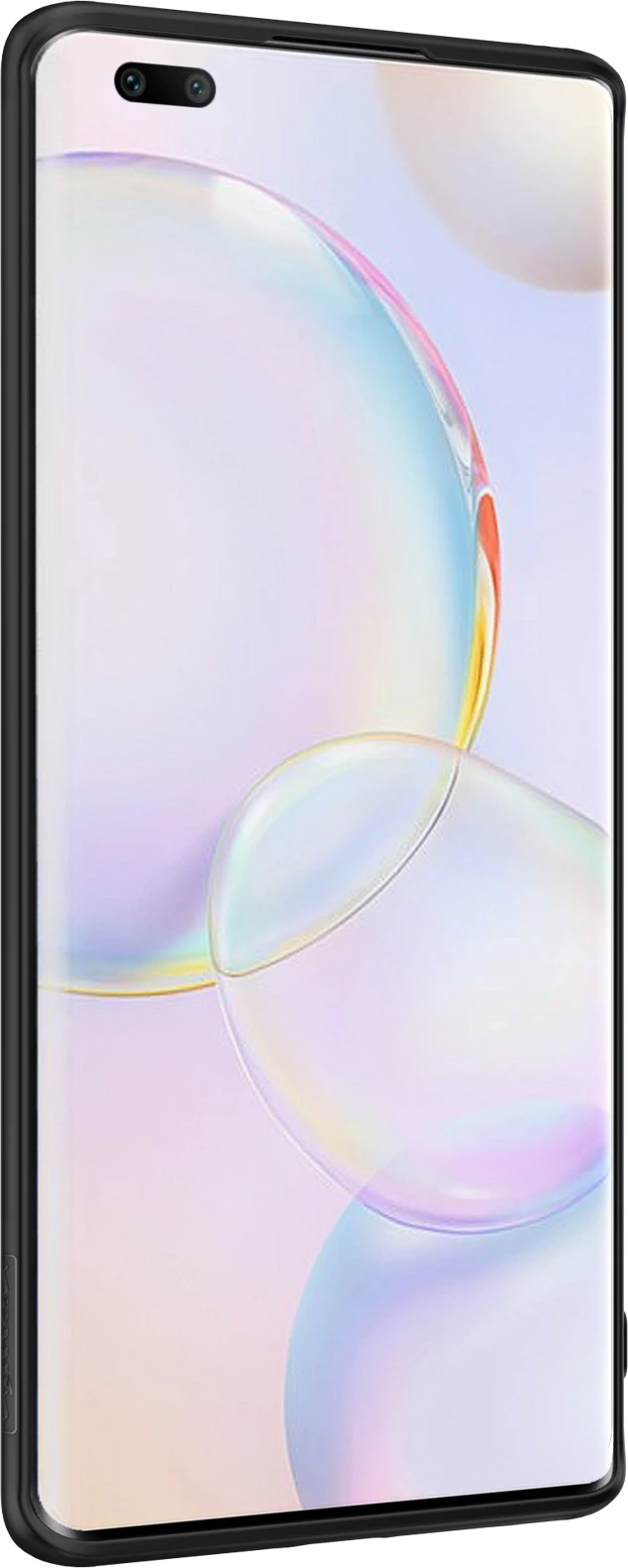 Ovitek z najlonsko teksturo za Honor 50 Pro, Nillkin, črn