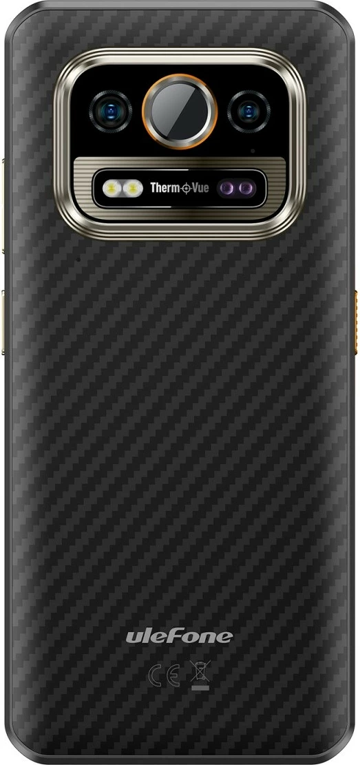 Robusten pametni telefon z termično kamero Ulefone Armor 25T 4G, 6/256GB, IP69K, Thermal Vision, Frost Black