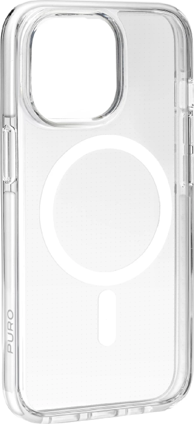 Prozoren ovitek za telefon Puro Lite Mag Pro MagSafe za iPhone 15 Pro Max