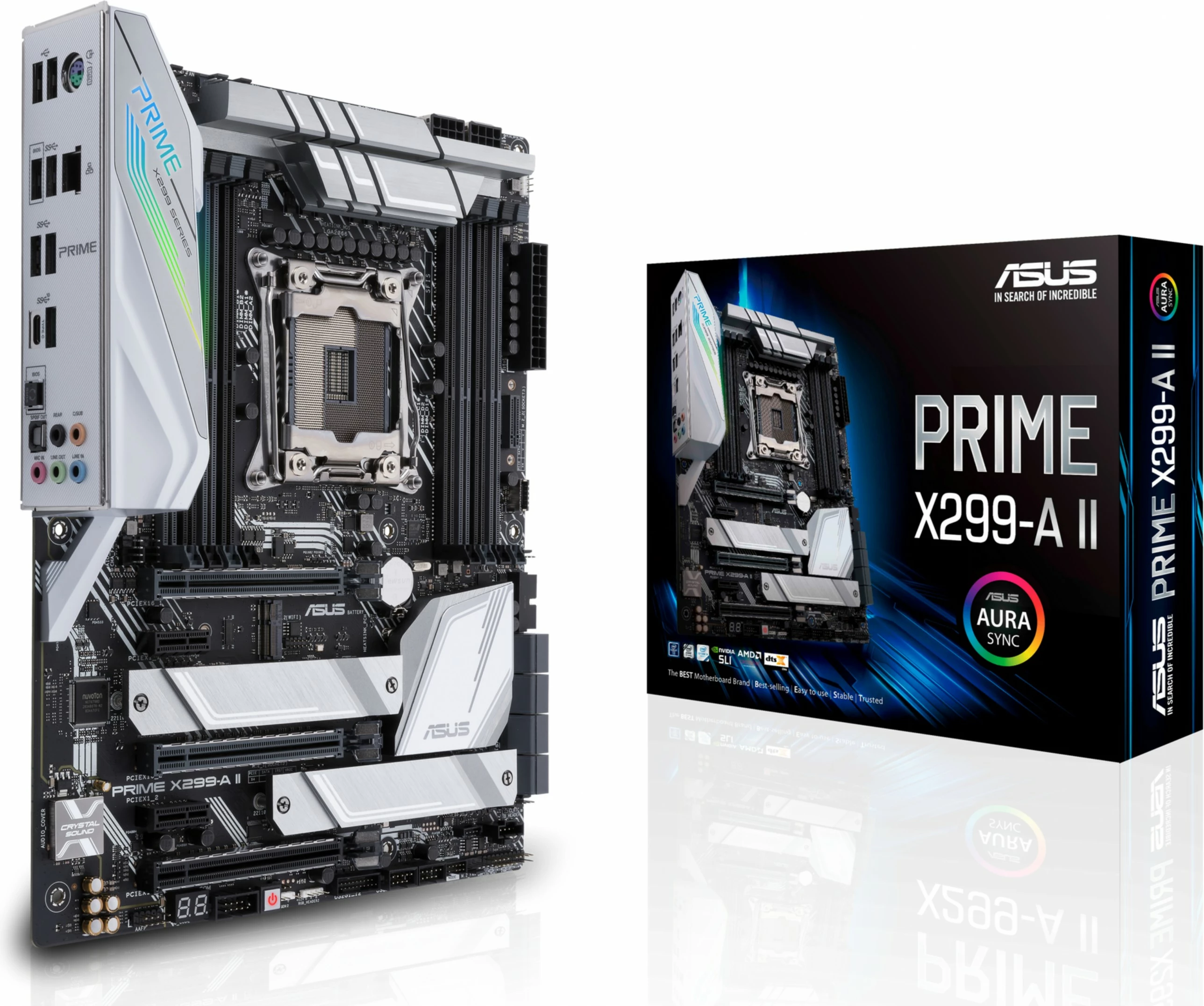 Matična plošča ASUS Prime X299-A II, Intel, LGA 2066, DDR4-SDRAM, 256 GB