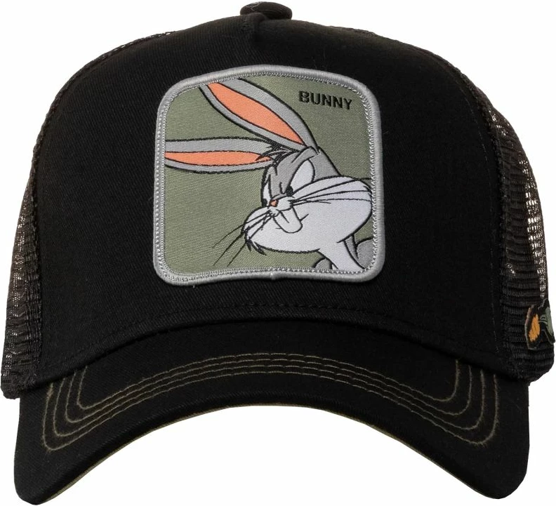 Trucker kapa Capslab Bunny Looney Tunes, črna