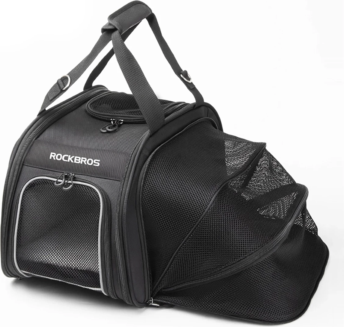 Prenosna torba za živali Rockbros 30140028001, 25 L, črna