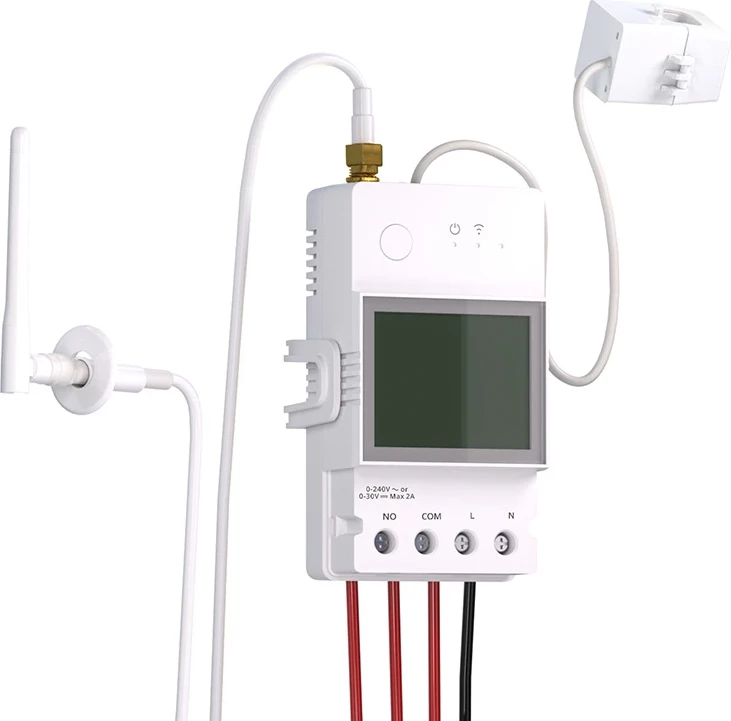 Merilec porabe energije Sonoff POWCT, Wi‑Fi, 100 A, bel