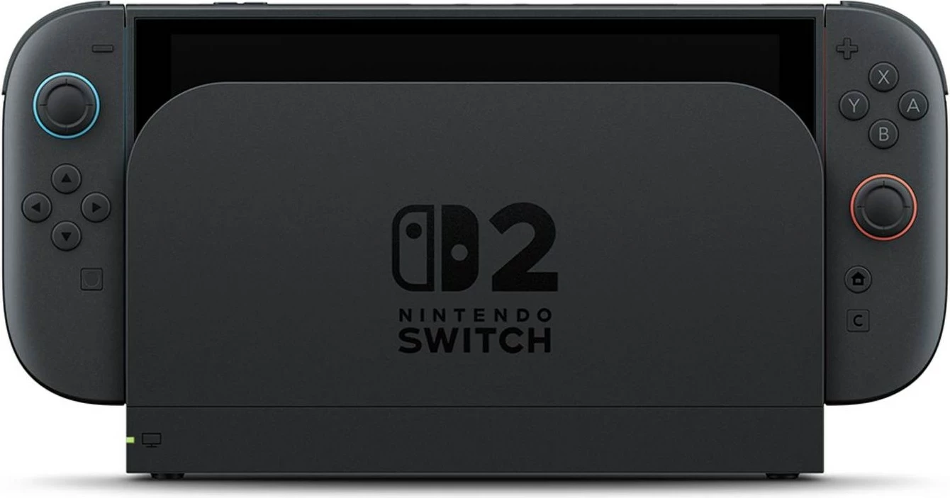 Prenosna igralna konzola z Mario Kart World, Nintendo Switch 2, 256 GB, 7,9" zaslon, črna