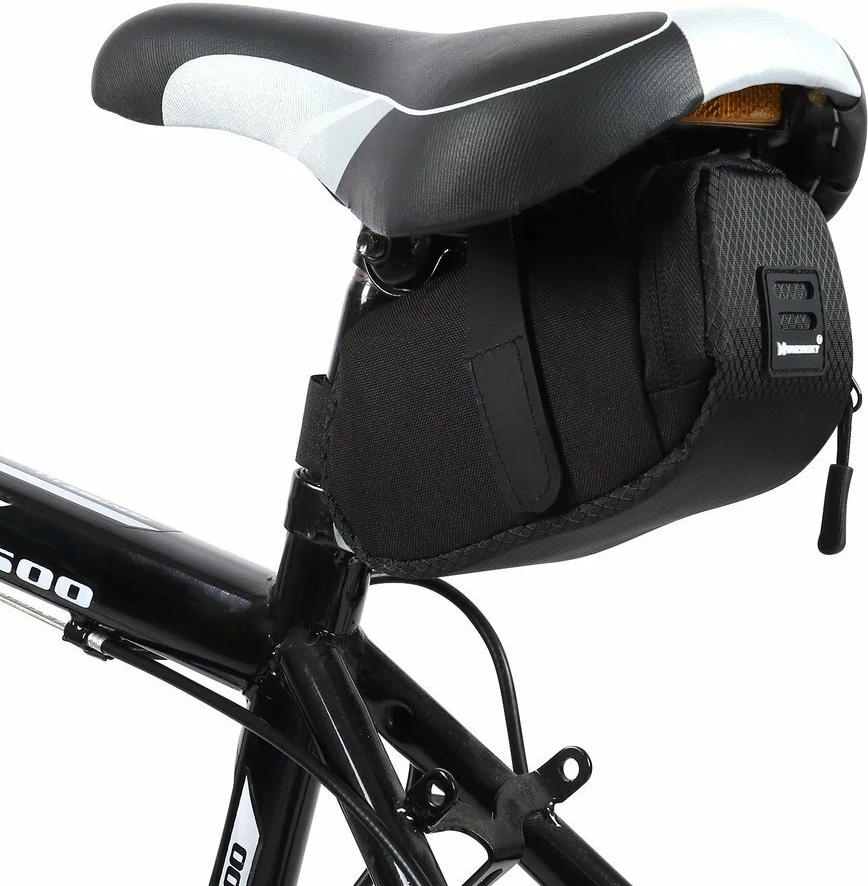 Podsedelna torbica za kolo Wozinsky WBB8BK, 0,6 L, črna