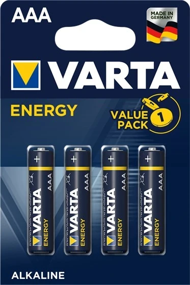 Alkalinska enkratna baterija Varta Energy AAA