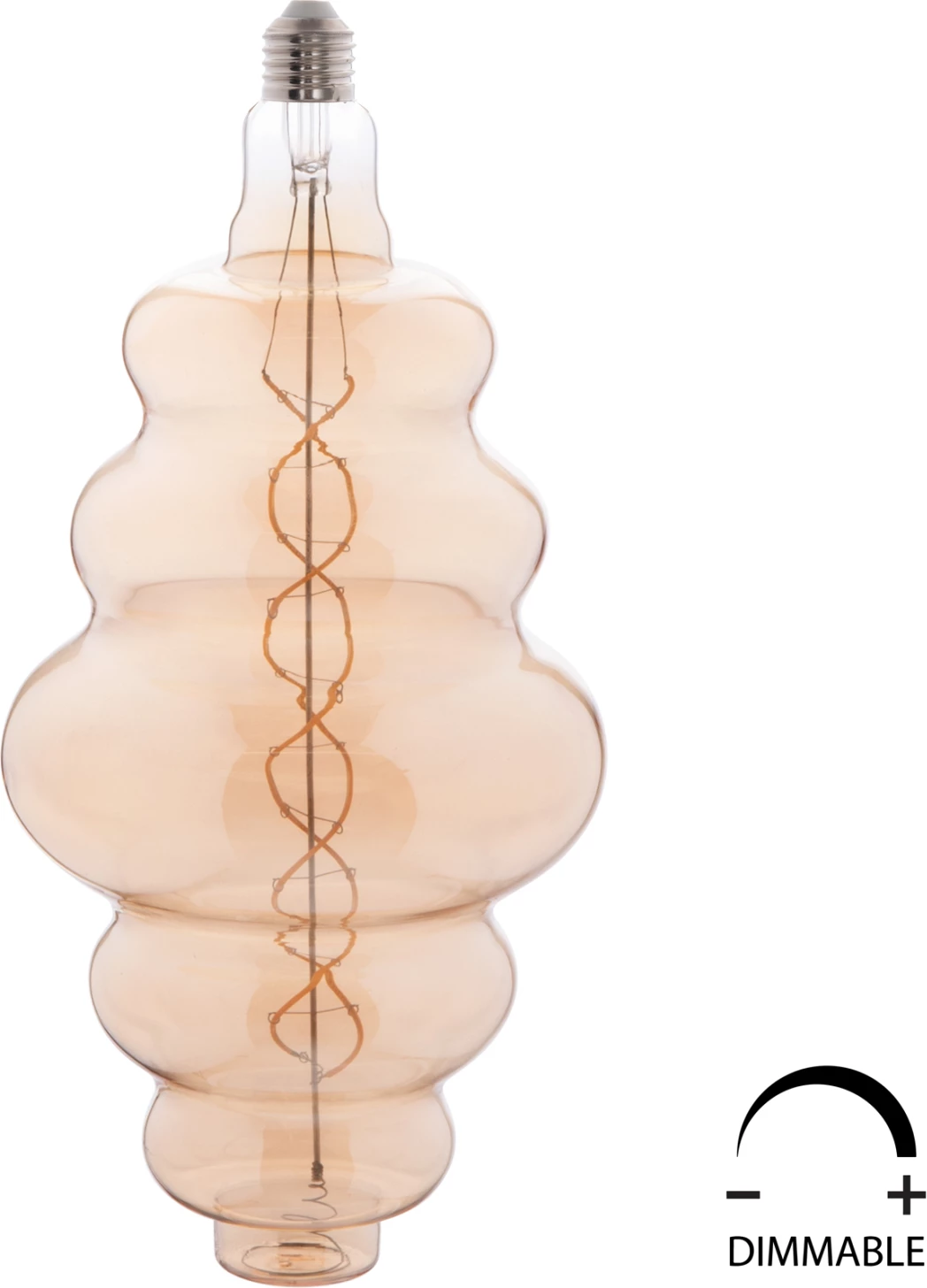 LED žarnica FH4056.02 z nitko 8W E27 3000K zlata barva zatemnljiva