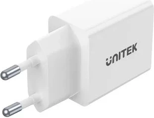 Polnilec UNITEK P1113A-EU, 2x USB-A, 12W, bel