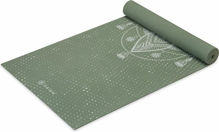 Dvoslojna joga podloga Celestial Green GAIAM, 5 mm