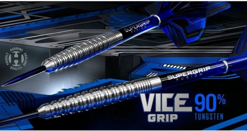 Šipke za pikado Harrows Vice, črno-modre