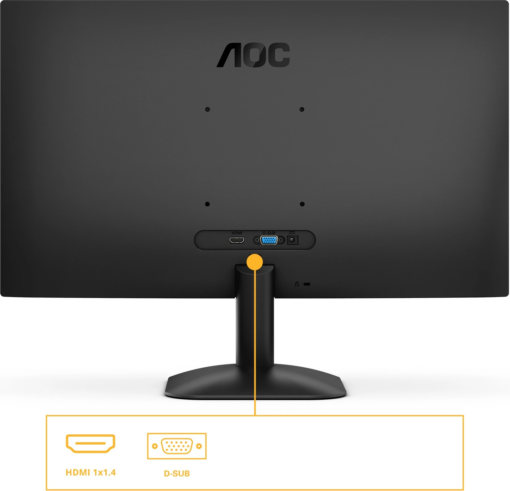 Monitor 23,8-inch IPS Full HD, 120 Hz, črn AOC 24B31H
