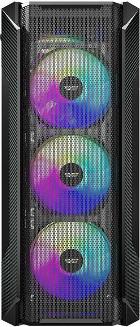 Računalniško ohišje, Mid Tower, ATX/M-ATX/ITX, kaljeno steklo, črno - Darkflash LEO