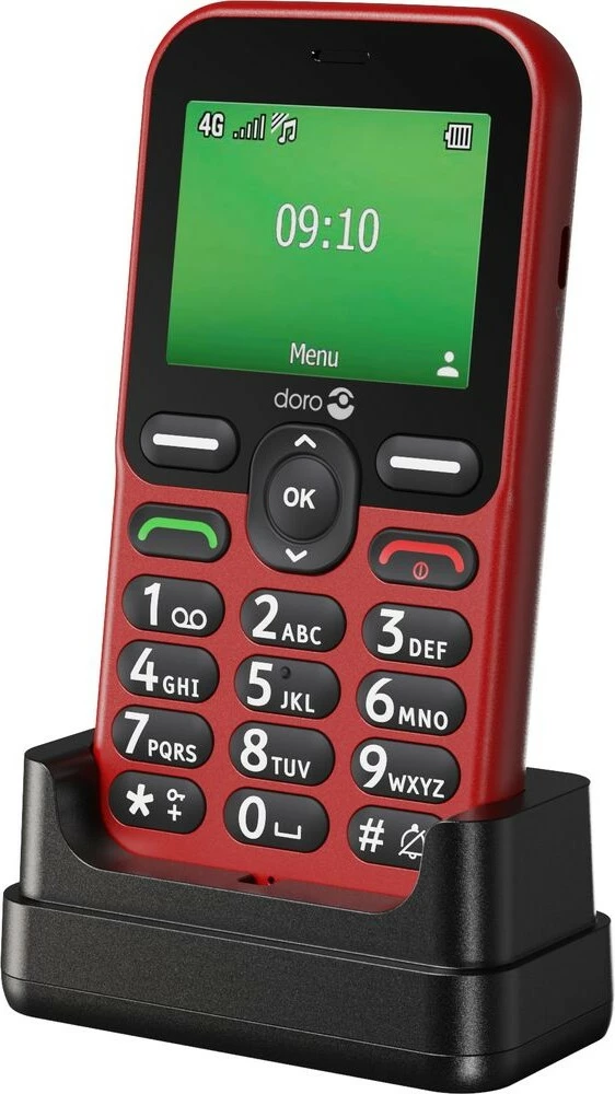 Pametni telefon Doro Leva E10 LTE, rdeč