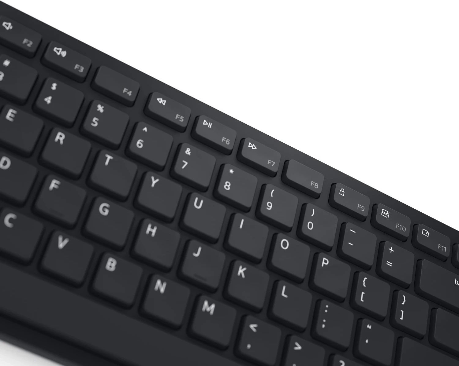 Brezžična tastatura in miška Dell KM5221W, črn