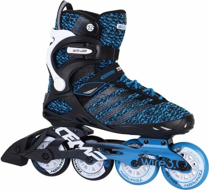 Rollerji Tempish Wire 3.0, črni in modri, za moške