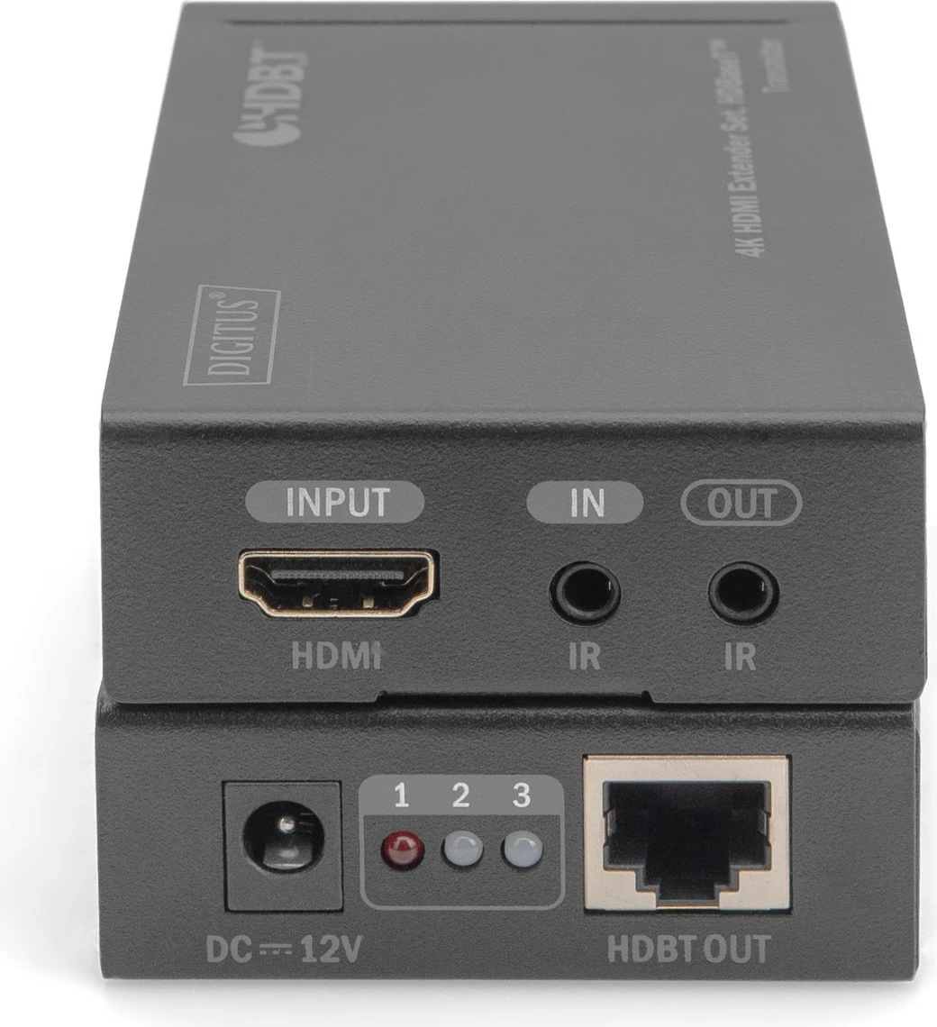HDMI podaljševalnik za Cat5e/6/7 70 m, Digitus, črn